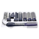 Brosse Soufflante Coiffante 8 En 1 Pour Sécher Lisser Et Boucler Avec 8 Accessoires Double Voltage - www.yonis-shop.com
