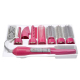 Brosse Soufflante Coiffante 8 En 1 Pour Sécher Lisser Et Boucler Avec 8 Accessoires Double Voltage - www.yonis-shop.com
