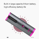 Boucleur Automatique Sans Fil Pour Cheveux Rechargeable USB À Rotation Automatique Céramique Tourmaline Et Écran LED - www.yo...