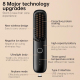 Peigne Lisseur Sans Fil Pour Lisser Et Boucler Les Cheveux Avec Ions Négatifs 3 Températures Recharge USB Type C - www.yonis-...