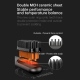 Peigne Lisseur Sans Fil Pour Lisser Et Boucler Les Cheveux Avec Ions Négatifs 3 Températures Recharge USB Type C - www.yonis-...