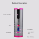 Boucleur Automatique Pour Cheveux Sans Fil Rechargeable USB Avec Écran LCD 10 Niveaux De Température Rose Portable - www.yoni...