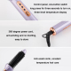 Fer À Boucler Automatique Céramique Pour Cheveux Peigne Anti Brûlure Chauffe En 30 Secondes Trois Niveaux De Température - ww...