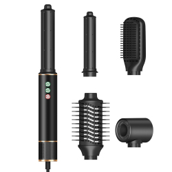 Brosse Soufflante 5 En 1 Pour Sécher Boucler Et Lisser Avec Moteur Brushless Ions Négatifs Et Boucleur 32 Mm