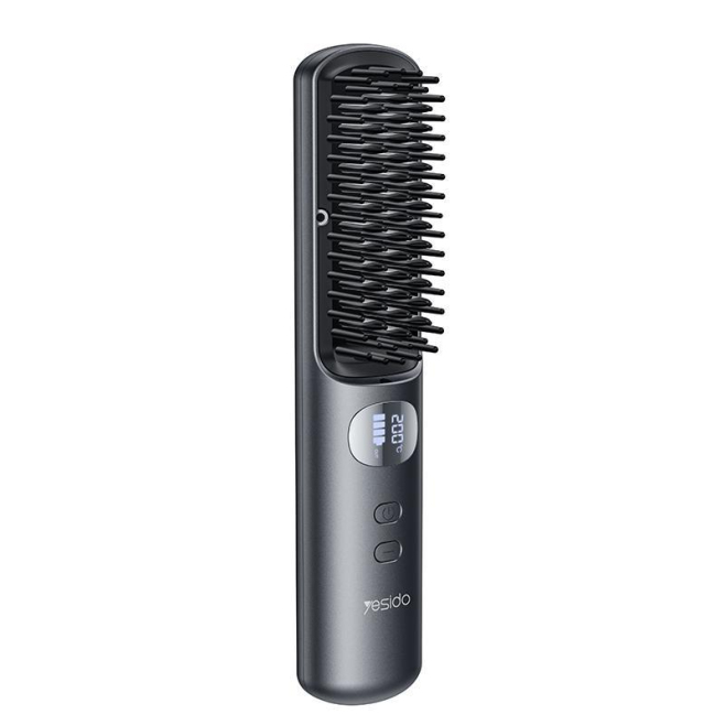 Lisseur Cheveux Sans Fil 2 En 1 Pour Lisser Et Boucler Chauffe En 2 Minutes 3 Niveaux Jusqu’à 200 °C - www.yonis-shop.com