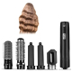 Brosse Soufflante 5 En 1 Pour Cheveux Humides Et Secs 1000 W 10 Températures Séchage Lissage Boucles - www.yonis-shop.com