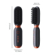 Peigne Lisseur Rechargeable À Ions Négatifs Pour Lisser Et Boucler Chauffage Graphène En 1 Minute Protection Anti Brûlure - w...