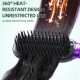 Peigne Lisseur Rechargeable À Ions Négatifs Pour Lisser Et Boucler Chauffage Graphène En 1 Minute Protection Anti Brûlure - w...