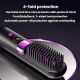 Brosse Lissante Sans Fil À Ions Négatifs Avec Affichage Numérique 4 Températures Et Charge Type C - www.yonis-shop.com