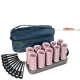 Rouleaux Chauffants Électriques Pour Boucles Kit De 10 Céramique Tourmaline 6 Grands 4 Petits Température Réglable 30 À 160 D...