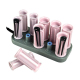 Rouleaux Chauffants Électriques Pour Boucles Kit De 10 Céramique Tourmaline 6 Grands 4 Petits Température Réglable 30 À 160 D...