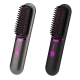 Peigne Lissant Sans Fil Rechargeable USB Chauffage PTC 3 Températures Dents En Céramique Compact Pour Cheveux - www.yonis-sho...