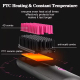 Peigne Lissant Sans Fil Rechargeable USB Chauffage PTC 3 Températures Dents En Céramique Compact Pour Cheveux - www.yonis-sho...