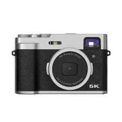 Appareil Photo Numérique À Double Caméra Avant Et Arrière 5K 30 FPS Autofocus Stabilisation 6 Axes Zoom Numérique 16x