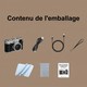 Appareil Photo Numérique À Double Caméra Avant Et Arrière 5K 30 FPS Autofocus Stabilisation 6 Axes Zoom Numérique 16x - www.y...