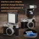Appareil Photo Numérique À Double Caméra Avant Et Arrière 5K 30 FPS Autofocus Stabilisation 6 Axes Zoom Numérique 16x - www.y...