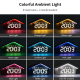 Réveil Numérique De Chevet Avec Double Alarme Veilleuse 8 Couleurs Luminosité Réglable Et Fonctionnement Silencieux - www.yon...