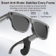 Lunettes Connectées IA Pour Photo Et Traduction Avec Caméra 1080P Lentilles Violettes Anti-Lumière Bleue Appels Bluetooth IP6...