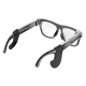 Lunettes Connectées IA Pour Photo Et Traduction Avec Caméra 1080P Lentilles Violettes Anti-Lumière Bleue Appels Bluetooth IP6...