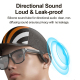 Lunettes Connectées IA Pour Photo Et Traduction Avec Caméra 1080P Lentilles Violettes Anti-Lumière Bleue Appels Bluetooth IP6...