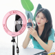 Ring Light LED USB RGB 20 Cm Pour Selfie Et Vidéo À Intensité Réglable Avec Pince Smartphone Télécommande Bluetooth - www.yon...