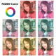 Ring Light LED USB RGB 20 Cm Pour Selfie Et Vidéo À Intensité Réglable Avec Pince Smartphone Télécommande Bluetooth - www.yon...