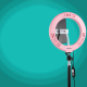Ring Light LED USB RGB 20 Cm Pour Selfie Et Vidéo À Intensité Réglable Avec Pince Smartphone Télécommande Bluetooth - www.yon...