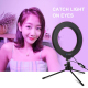 Anneau Lumineux LED RGBW USB Pour Vlog Photo Et Vidéo 16 cm Dimmable Bluetooth Avec Télécommande Et Rotule 360° - www.yonis-s...