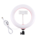 Anneau Lumineux LED 20 cm Pour Vlogging Selfies Et Vidéos USB À Intensité Réglable 3 Modes Avec Pince Smartphone - www.yonis-...