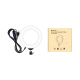 Anneau Lumineux LED Pour Vlogging Photographie Et Vidéo USB 16 Cm 3 Couleurs Intensité Réglable Tête Rotative 360° - www.yoni...