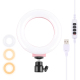 Anneau Lumineux LED USB Pour Selfie Vidéo Et Photo 12 Cm 3 Couleurs Intensité Réglable Tête Rotative À 360° - www.yonis-shop.com
