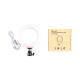 Anneau Lumineux LED USB Pour Selfie Vidéo Et Photo 12 Cm 3 Couleurs Intensité Réglable Tête Rotative À 360° - www.yonis-shop.com
