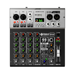 Carte Son Avec Table De Mixage 4 Canaux Pour Streaming Et Enregistrement 24 Bits 192 KHz 99 Effets DSP Bluetooth 5.0 OTG