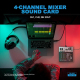DEBRA DG04S 24bit/192kHz 4-Channels Mixer Sound Card(EU Plug)