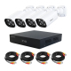Enregistreur Vidéo XVR NVR 4 Canaux Pour Vidéosurveillance 5 En 1 Avec Entrée 5MP Cloud Et Vision Nocturne Couleur - www.yoni...
