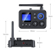 Adaptateur Audio Bluetooth 5.4 Émetteur Récepteur 2 En 1 RCA AUX Sans Fil Avec Écran LCD Portée 20 M USB TF - www.yonis-shop.com