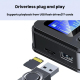 Adaptateur Audio Bluetooth 5.4 Émetteur Récepteur 2 En 1 RCA AUX Sans Fil Avec Écran LCD Portée 20 M USB TF - www.yonis-shop.com
