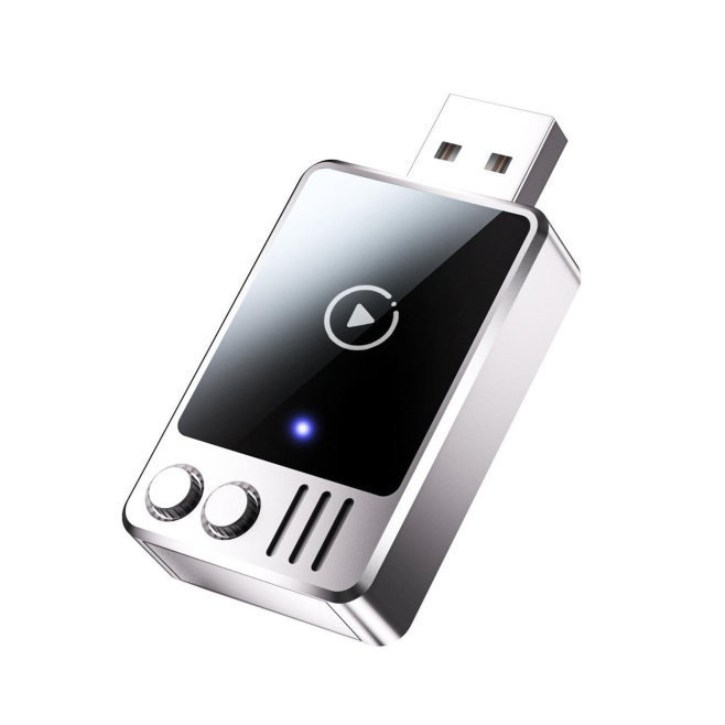 Adaptateur CarPlay Filaire Vers Sans Fil Avec Wi-Fi Double Bande Connexion Automatique Pour iPhone Format Compact 5 cm - www....