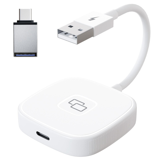 Adaptateur CarPlay Pour iPhone 7 Et Plus Avec Mise En Miroir De L’Écran USB Et USB-C Plug And Play Sans Application - www.yon...