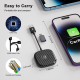 Adaptateur CarPlay Filaire Vers Sans Fil USB Et USB-C Pour iPhone 6 Et Plus Sans Application Plug And Play - www.yonis-shop.com