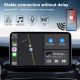 Adaptateur CarPlay Filaire Vers Sans Fil Pour iPhone USB Et USB C Plug And Play Sans Application Compatible iPhone 6 Et Plus ...