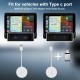Adaptateur CarPlay Filaire Vers Sans Fil Pour iPhone USB Et USB C Plug And Play Sans Application Compatible iPhone 6 Et Plus ...
