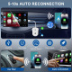 Adaptateur CarPlay Android Auto Filaire Vers Sans Fil USB Et USB Type C Sans Application Pour iOS Et Android - www.yonis-shop...