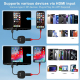 Adaptateur CarPlay Filaire Vers Sans Fil USB HDMI Connexion Automatique Plug And Play Compact - www.yonis-shop.com