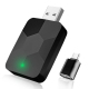 Adaptateur USB Sans Fil 2 En 1 Apple CarPlay Android Auto Plug And Play Compatible iOS 10 Et Android 11 Avec Commande Vocale