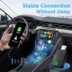 Adaptateur USB Sans Fil 2 En 1 Apple CarPlay Android Auto Plug And Play Compatible iOS 10 Et Android 11 Avec Commande Vocale ...