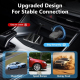 Adaptateur USB Sans Fil 2 En 1 Apple CarPlay Android Auto Plug And Play Compatible iOS 10 Et Android 11 Avec Commande Vocale ...