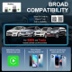 Adaptateur Sans Fil CarPlay Et Android Auto 2 En 1 Plug And Play USB Bluetooth 5.0 Pour Voiture - www.yonis-shop.com