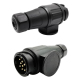 Prise De Remorque 13 Broches Testeur De Signal Nylon Étanche Contacts Cuivre Pur Pour Voitures Autocaravanes Et Remorques - w...