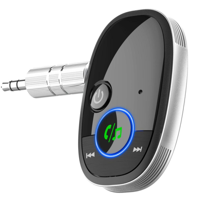 Récepteur Bluetooth Pour Voiture Avec Sortie AUX Version 5.0 Autonomie 5 H 30 Appels Téléphoniques - www.yonis-shop.com
